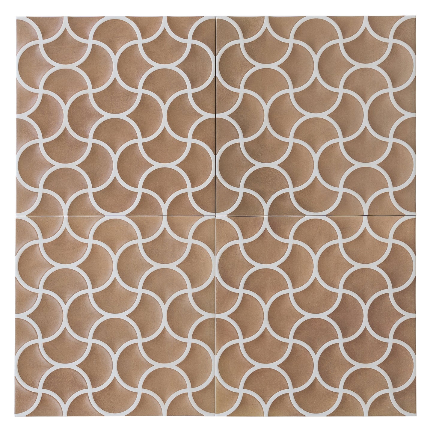 Rustic Terracotta 13x13 Matte Porcelain Lattice Tile