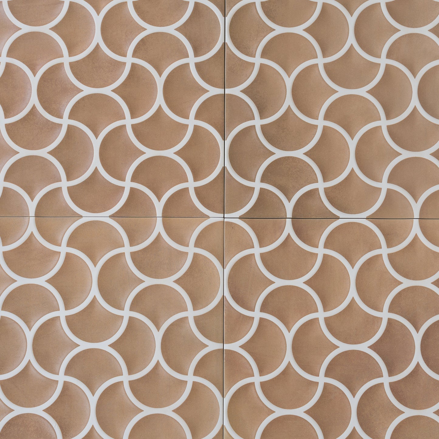 Rustic Terracotta 13x13 Matte Porcelain Lattice Tile