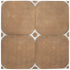 Boutique beige 18 x 18 Matte Porcelain Large Tile