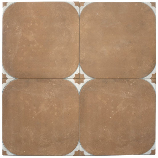 Sephia Brown 18 x 18 Matte Porcelain Large Tile - Sample