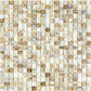 Beige 12 x 12 Glossy Glass Mosaic Tile