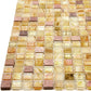 Beige and Pearl 12 x 12 Glossy Glass Mosaic Tile