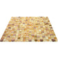 Beige and Pearl 12 x 12 Glossy Glass Mosaic Tile