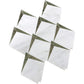 White 12 x 12 Polished Eastern White and Glass Mosaic Tile