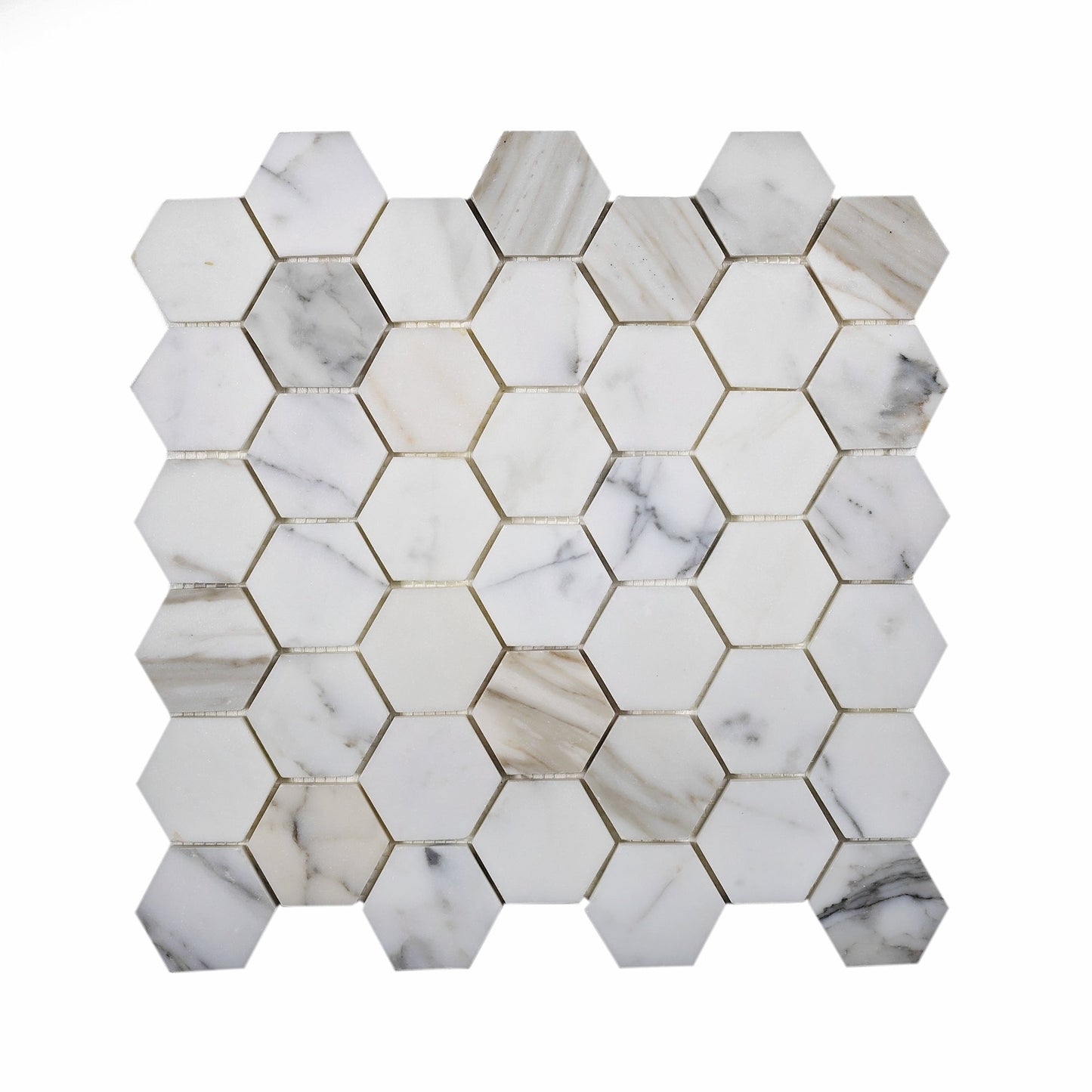 Gray 12x12 Polished Stone Mosaic Tile