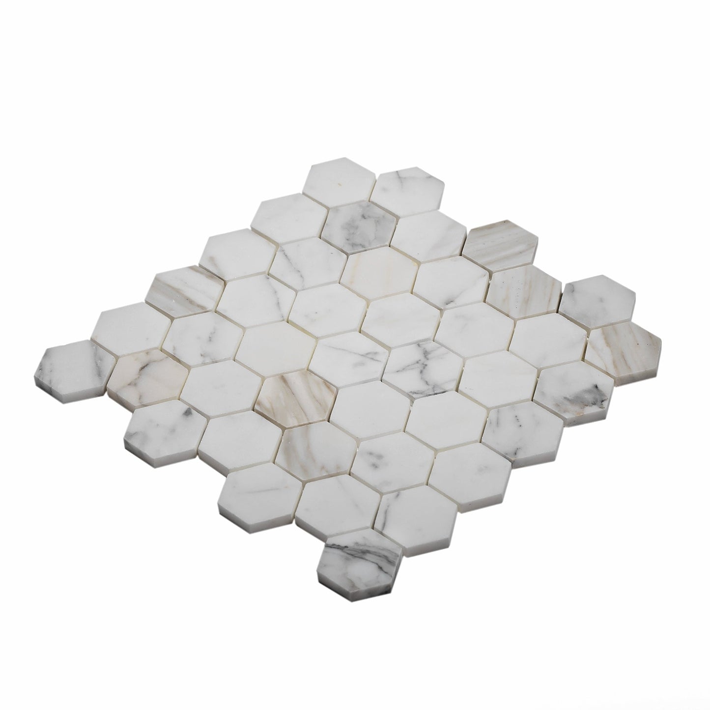 Gray 12x12 Polished Stone Mosaic Tile