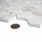 Gray 12x12 Polished Stone Mosaic Tile Sample