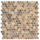 Beige 12 x 12 Glossy Glass Mosaic Tile - Sample