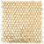 Gold 12 x 12 Glossy Glass Mosaic Tile