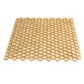 Gold 12 x 12 Glossy Glass Mosaic Tile