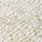 White and Gold 12 x 12 Glossy Glass Mosaic Tile