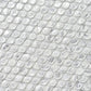 Silver 12 x 12 Glossy Glass Mosaic Tile