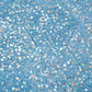Yosemite Blue with Copper flecks 9x8 Glossy Shell, Terrazzo Hexagon Tile - Sample