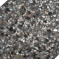 Black with Amber Pearl flecks 9x8 Glossy Shell, Terrazzo Hexagon Tile - Sample