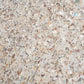 Ivory White with Copper flecks 9x8 Glossy Shell, Terrazzo Hexagon Tile - Sample