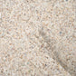 Ivory White with Copper flecks 9x8 Glossy Shell, Terrazzo Hexagon Tile