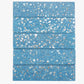 Yosemite Blue with Copper flecks 3x12 Glossy Shell, Terrazzo Elongated Subway Tile