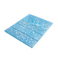 Yosemite Blue with Copper flecks 3x12 Glossy Shell, Terrazzo Elongated Subway Tile  - Sample