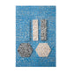 Yosemite Blue with Copper flecks 3x12 Glossy Shell, Terrazzo Elongated Subway Tile