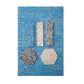 Yosemite Blue with Copper flecks 3x12 Glossy Shell, Terrazzo Elongated Subway Tile  - Sample