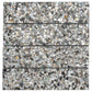 Black with Amber Pearl flecks 3x12 Glossy Shell, Terrazzo Elongated Subway Tile  - Sample