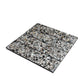 Black with Amber Pearl flecks 3x12 Glossy Shell, Terrazzo Elongated Subway Tile