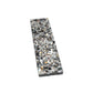 Black with Amber Pearl flecks 3x12 Glossy Shell, Terrazzo Elongated Subway Tile