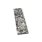 Black with Amber Pearl flecks 3x12 Glossy Shell, Terrazzo Elongated Subway Tile  - Sample