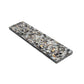 Black with Amber Pearl flecks 3x12 Glossy Shell, Terrazzo Elongated Subway Tile