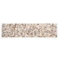 Ivory White with Copper flecks 3x12 Glossy Shell, Terrazzo Elongated Subway Tile
