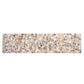 Ivory White with Copper flecks 3x12 Glossy Shell, Terrazzo Elongated Subway Tile  - Sample