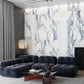 White with Blue-Gray 24 x 48 Polished Porcelain Large Tile