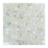 White and Beige 12 x 12 Glossy Glass Mosaic Tile