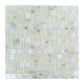 Pearl White 12 x 12 Glossy Glass Mosaic Tile - Sample