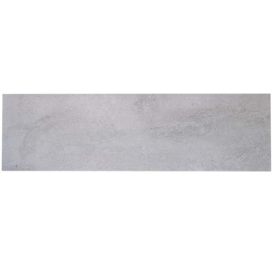 Gray 12 x 40 Matte Ceramic Large Tile - Sample