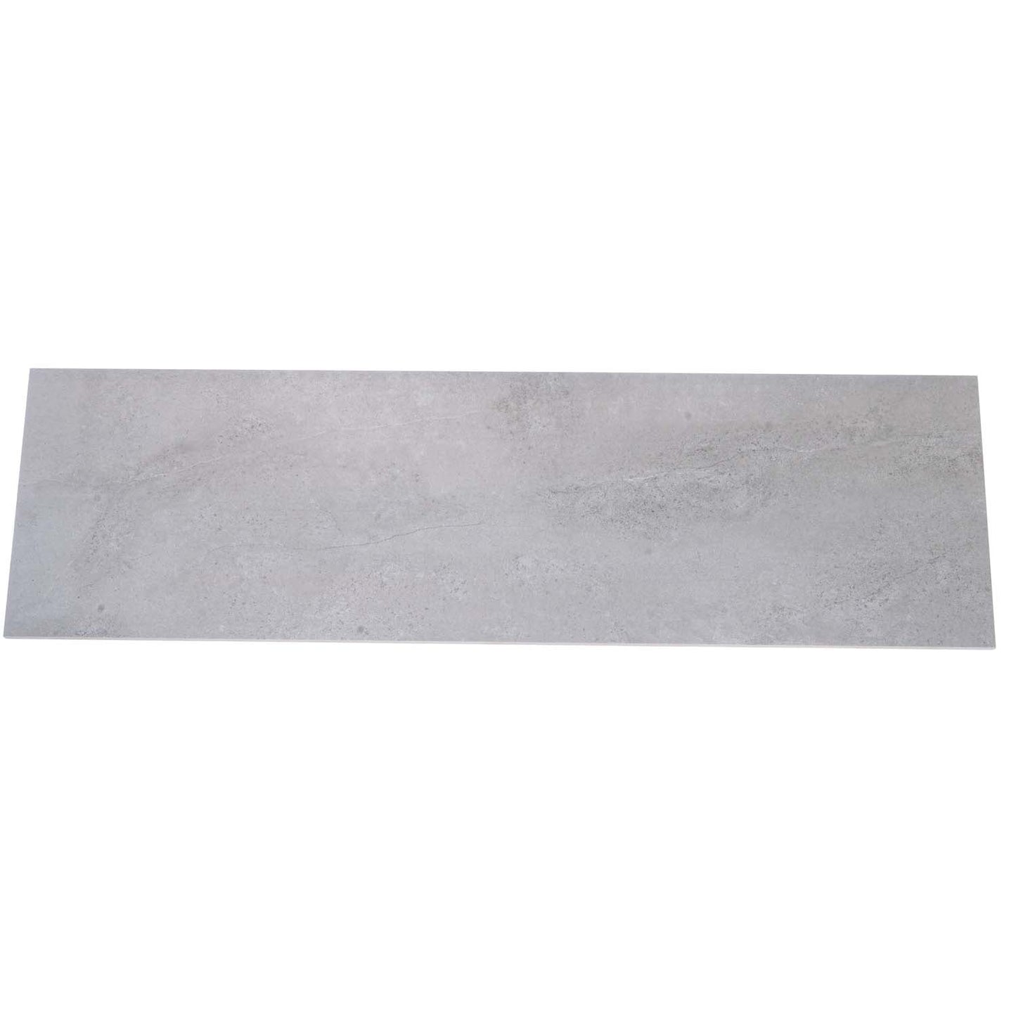 Gray 12 x 40 Matte Ceramic Large Tile