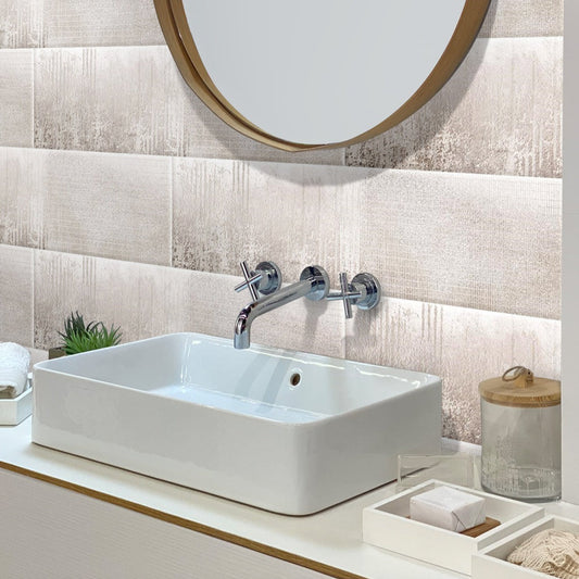 Gray 12 x 40 Matte Ceramic Large Tile - Sample