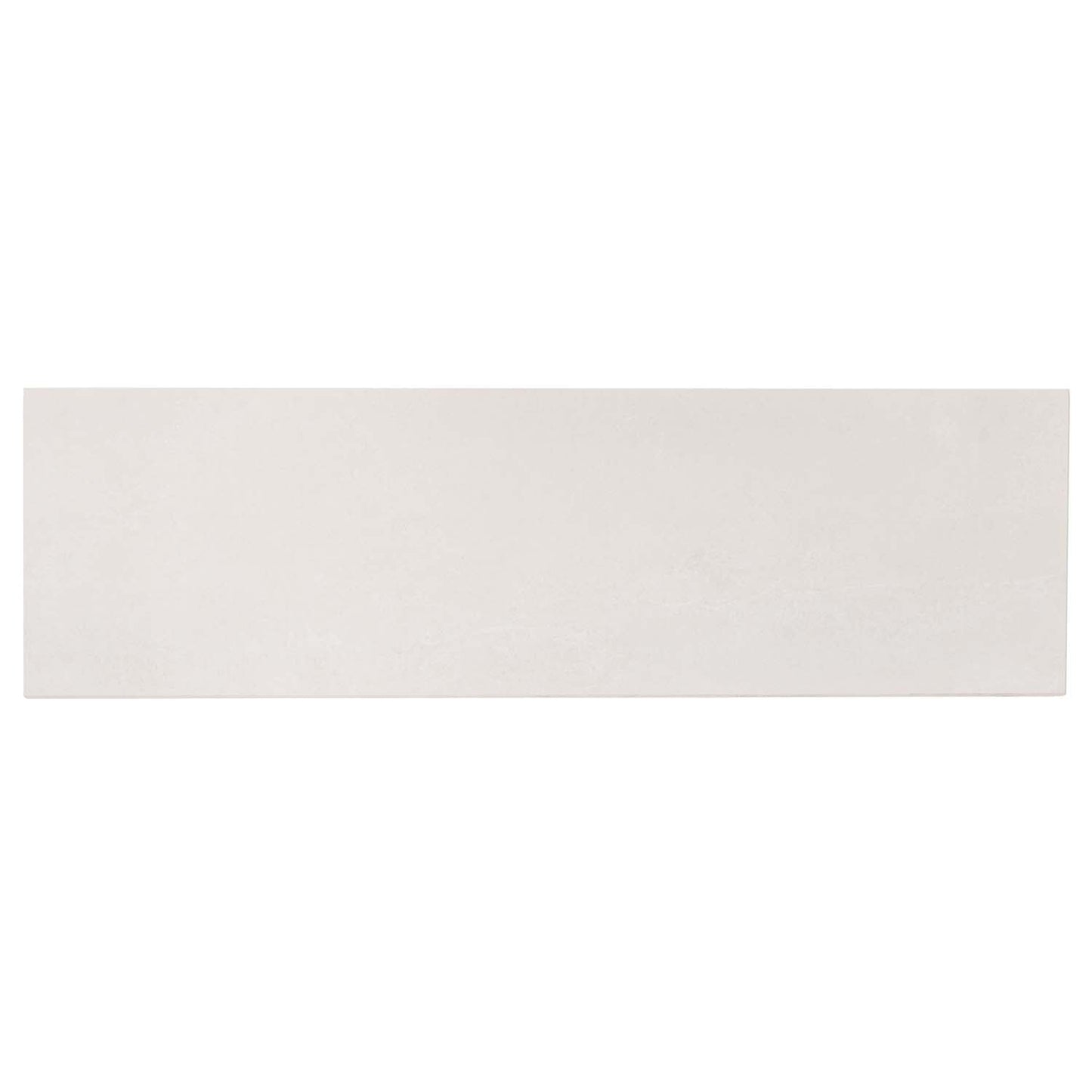 Bone White 12 x 40 Matte Ceramic Large Tile