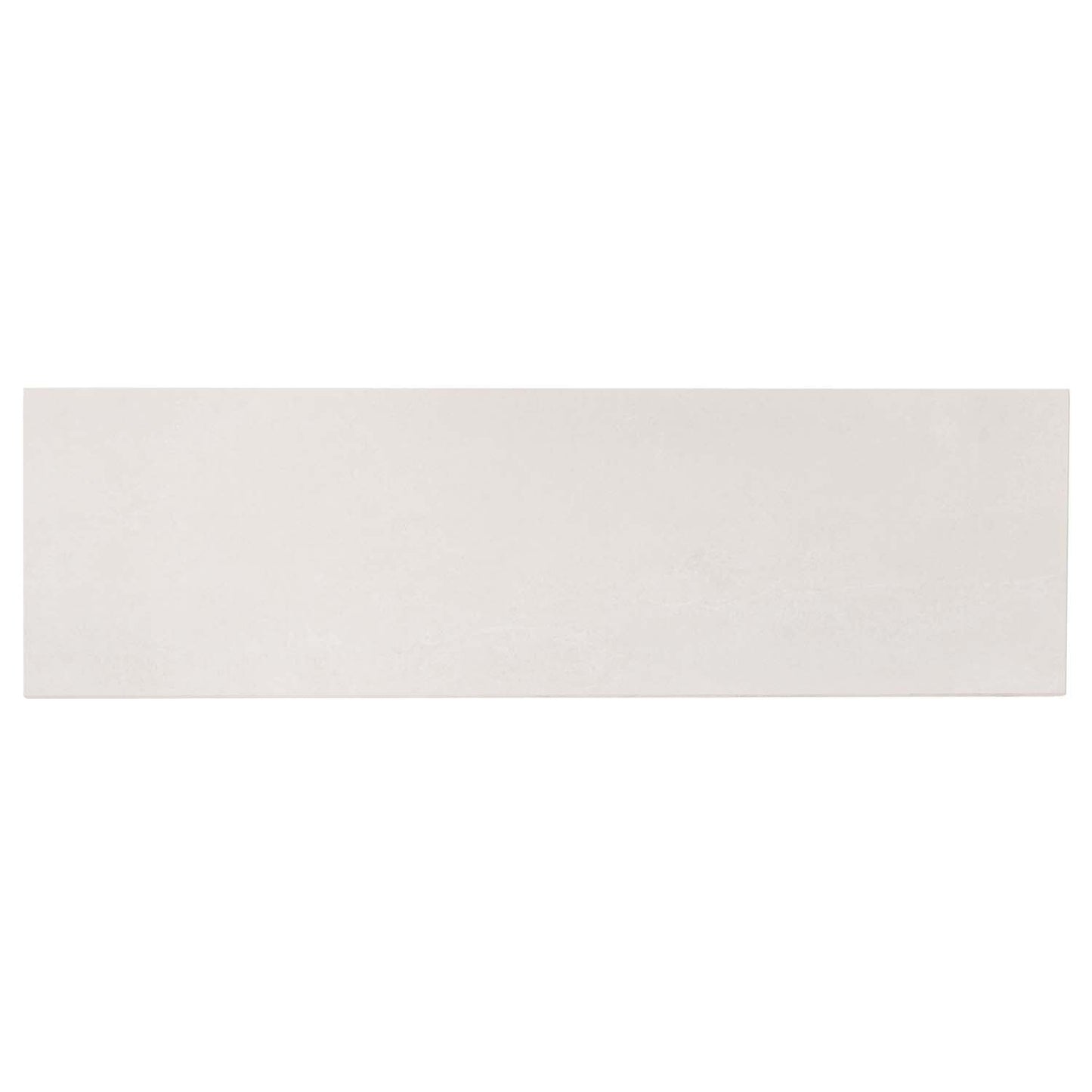 Bone White 12 x 40 Matte Ceramic Large Tile - Sample