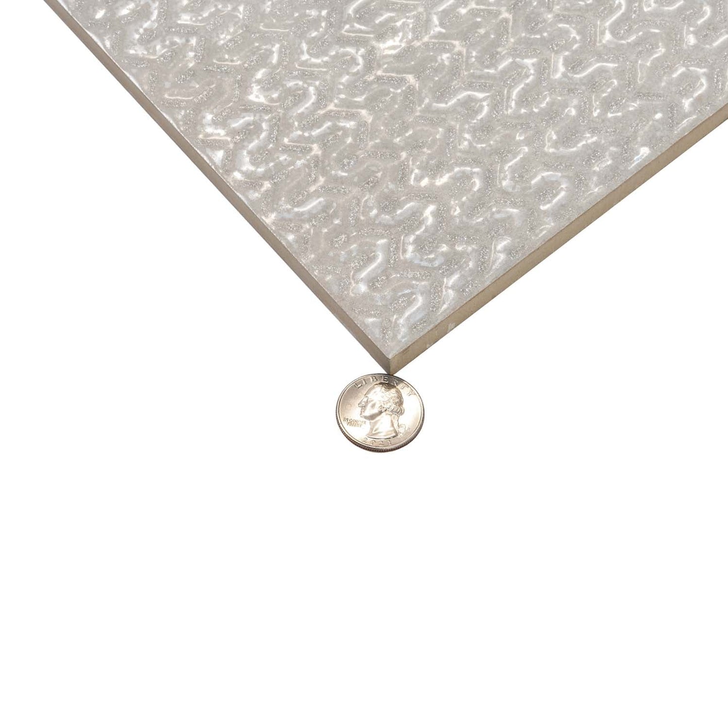 Bone White 12 x 40 Matte Ceramic Large Tile - Sample