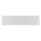 Pearl White 3 x 12 Textured, Glossy Glass Subway Tile