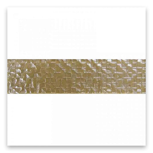 Champagne Gold 3 x 12 Glossy Glass Subway Tile - Sample