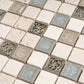 Beige 12 x 12 Polished Glass, Resin, Stone Mosaic Tile