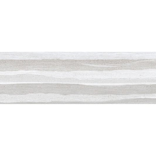 Light Gray 12x36 Matte Ceramic Large Tile - Sample