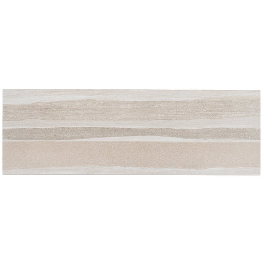 Warm Beige 12x36 Matte Ceramic Large Tile - Sample