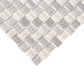 White 12 x 12 Glossy Glass Mosaic Tile