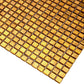 Goldenrod Brown 12 x 12 Glossy Glass Mosaic Tile