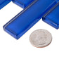 Cobalt Blue 12 x 12 Glossy Glass Mosaic Tile