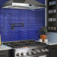 Cobalt Blue 12 x 12 Glossy Glass Mosaic Tile