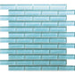 Sky Blue 12 x 12 Glossy Glass Mosaic Tile